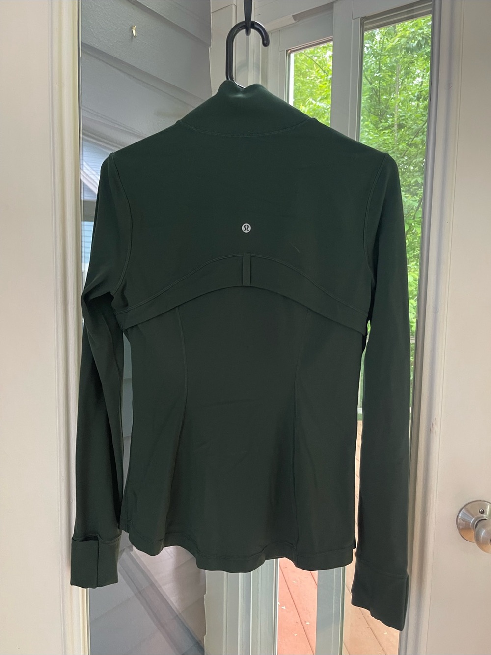 lululemon Define Forest Green Long-Sleeve Zip Jacket
